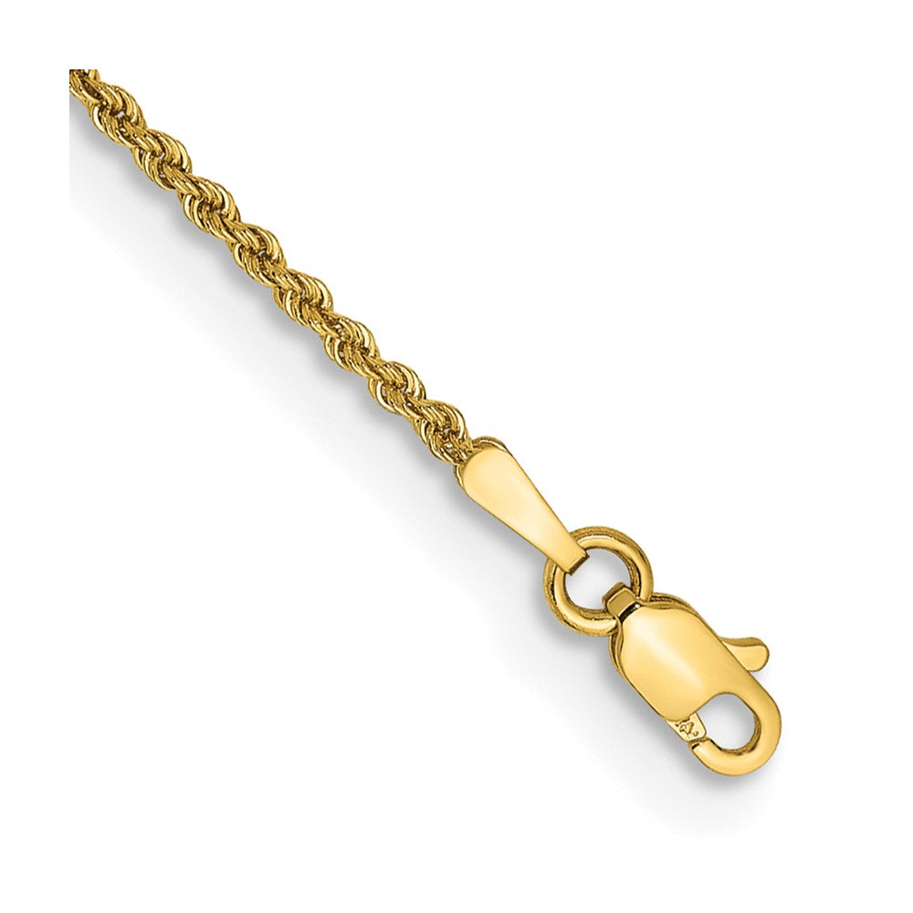 14k 1.5mm Solid Rope Chain