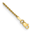 14k 1.5mm Solid Rope Chain