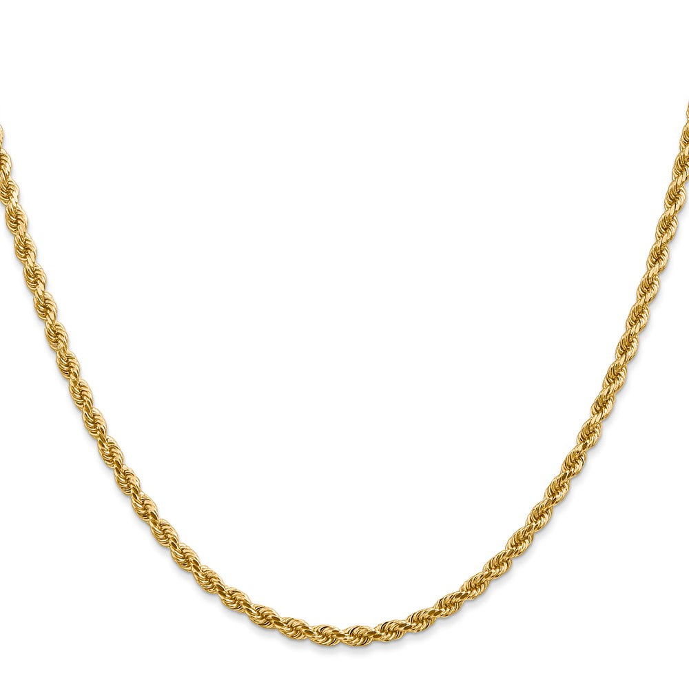 14k 2.75mm Diamond-cut Rope Chain