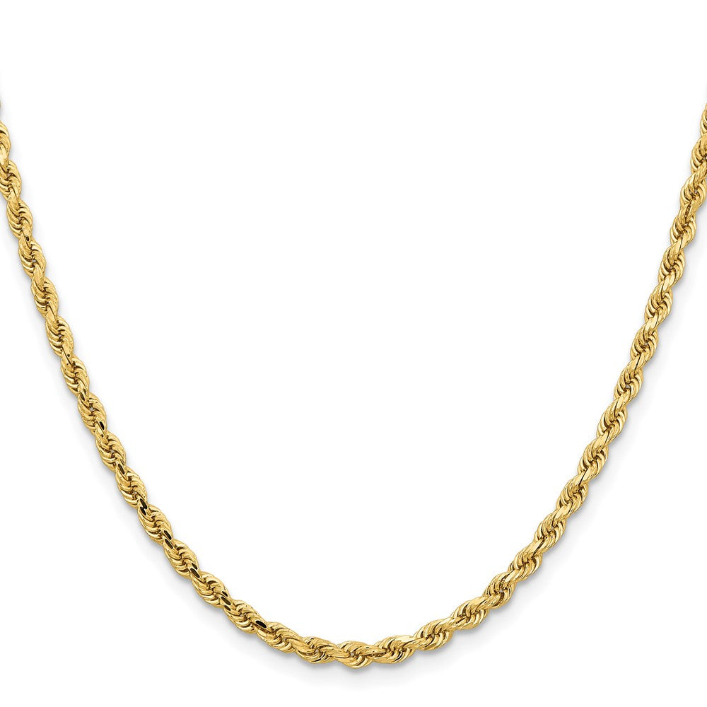 14k 3.25mm Diamond-cut Rope Chain