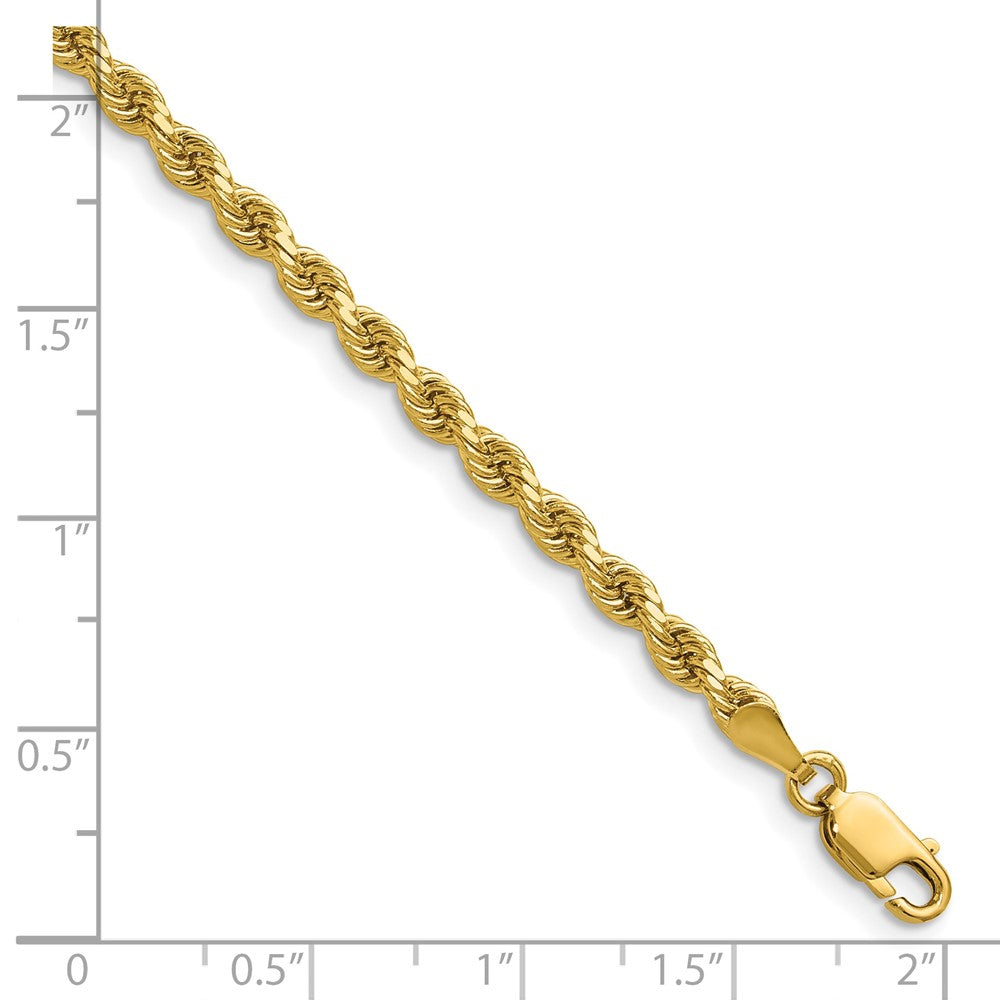 14k 3.25mm Diamond-cut Rope Chain