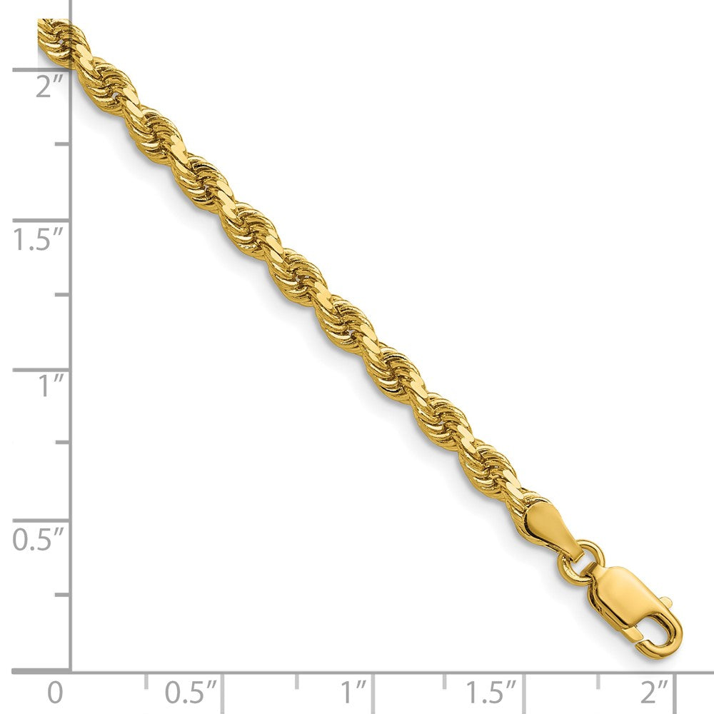 14k 3.75mm Diamond-cut Rope Chain