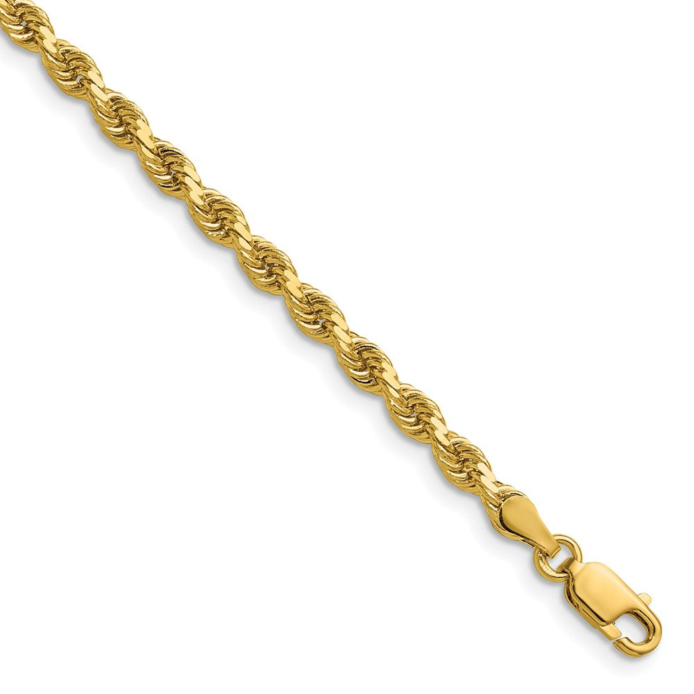 14k 3.75mm Diamond-cut Rope Chain