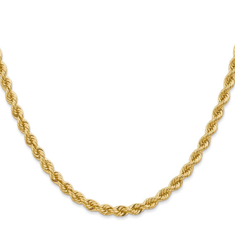 14k 4.0mm Solid Rope Chain