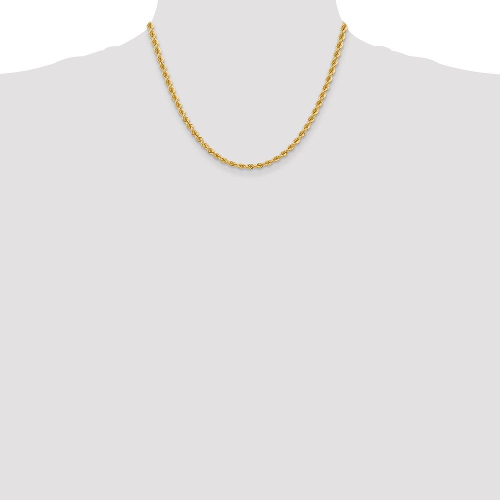 14k 4.0mm Solid Rope Chain