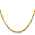 14k 4.25mm Diamond-cut Rope Chain