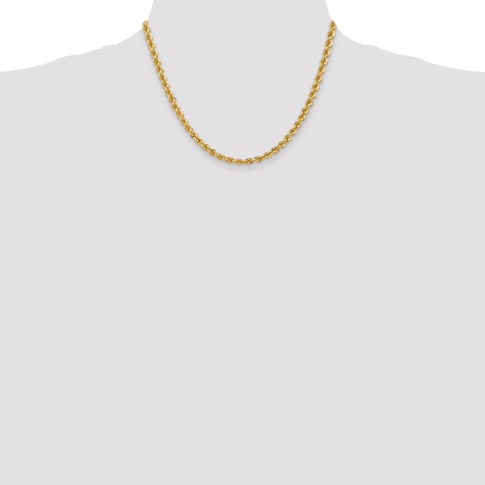 14k 5.0mm Solid Rope Chain