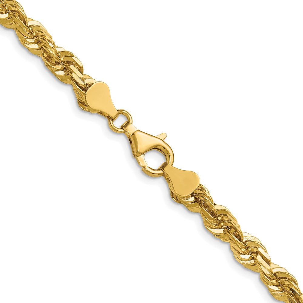 14k 5.5mm Diamond-cut Rope Chain
