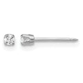 Inverness 14k White Gold 2.4mm .10ct Lab Grown Diamond Stud Earrings