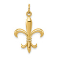 10k Hollow Fleur De Lis Charm Metal Mold