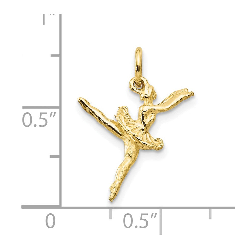 10k Ballerina Charm