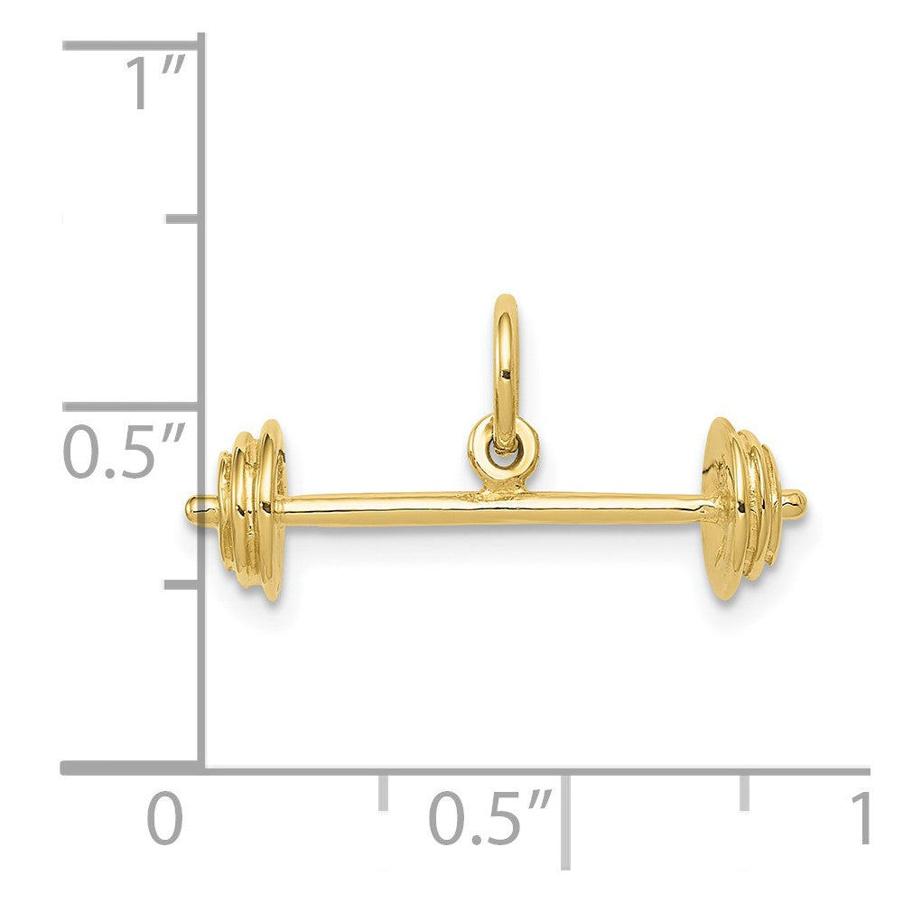 10k Barbell Charm