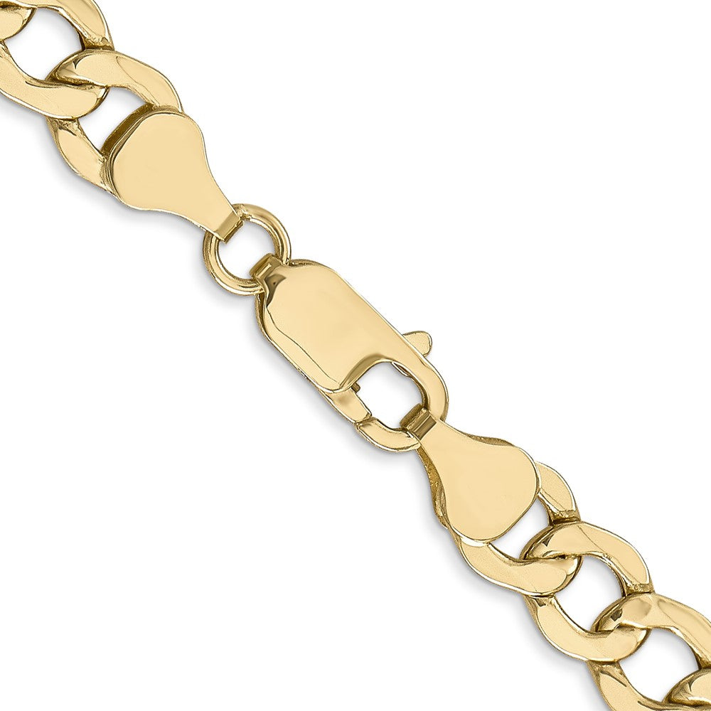 10k 7mm Semi-Solid Curb Link Chain