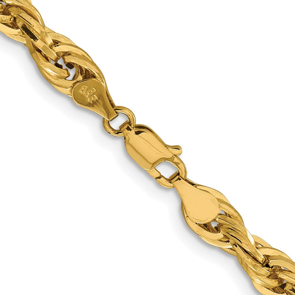 10k 5.4mm Semi-Solid Rope Chain