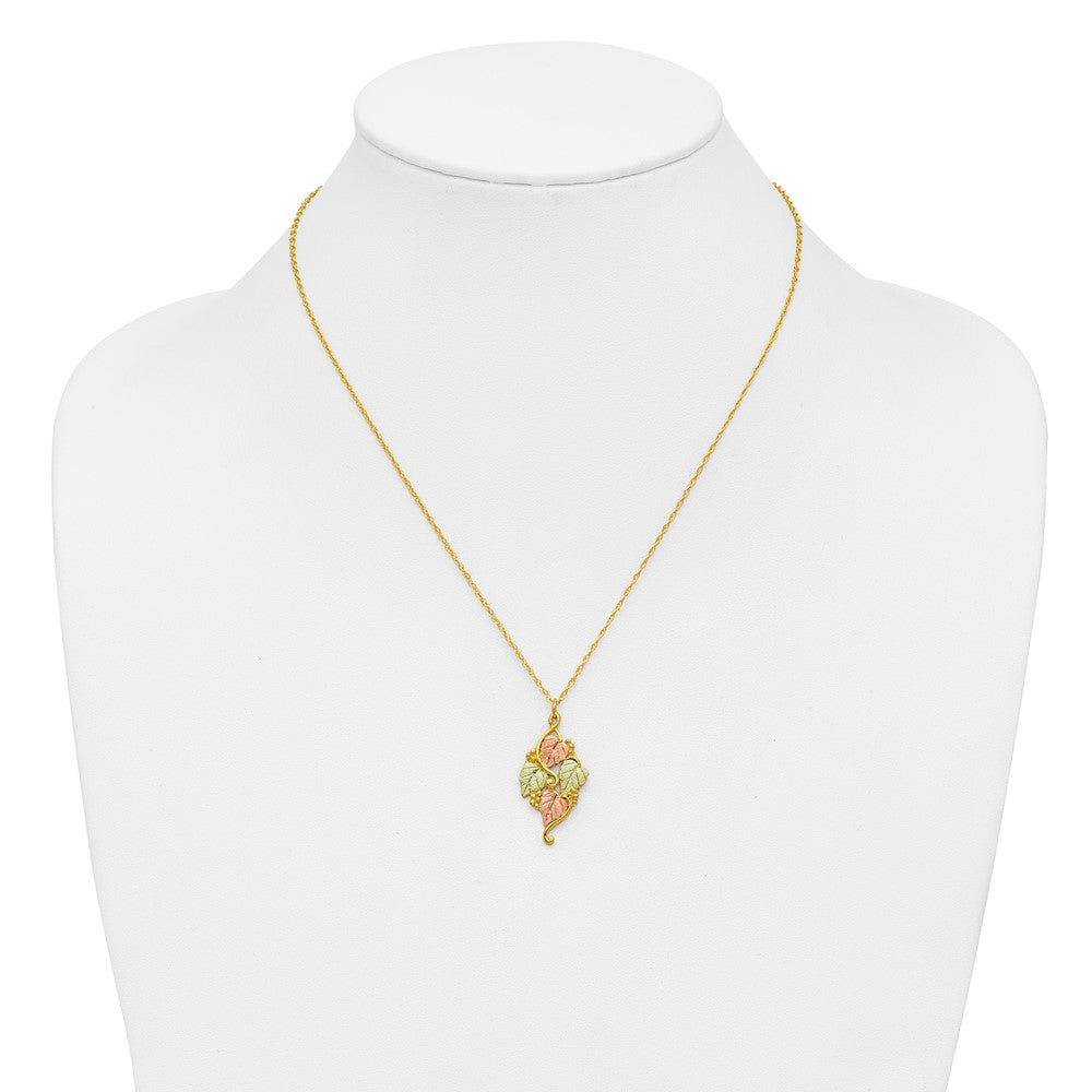 10k Tri-color Black Hills Gold Necklace