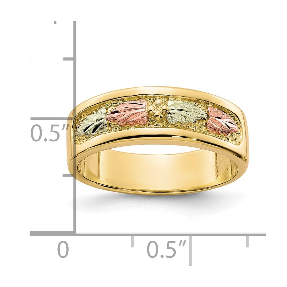 10k Tri-color Black Hills Gold Ring