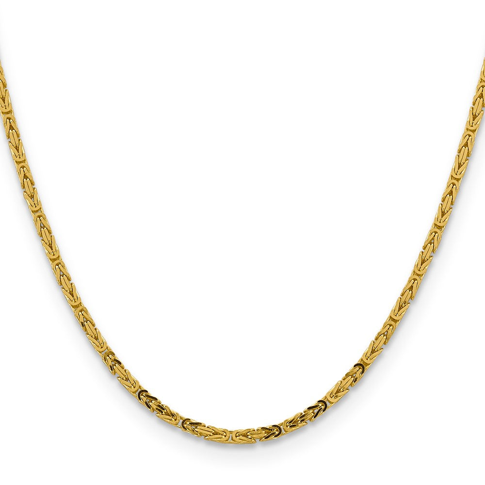 10K 2.5mm Byzantine Chain