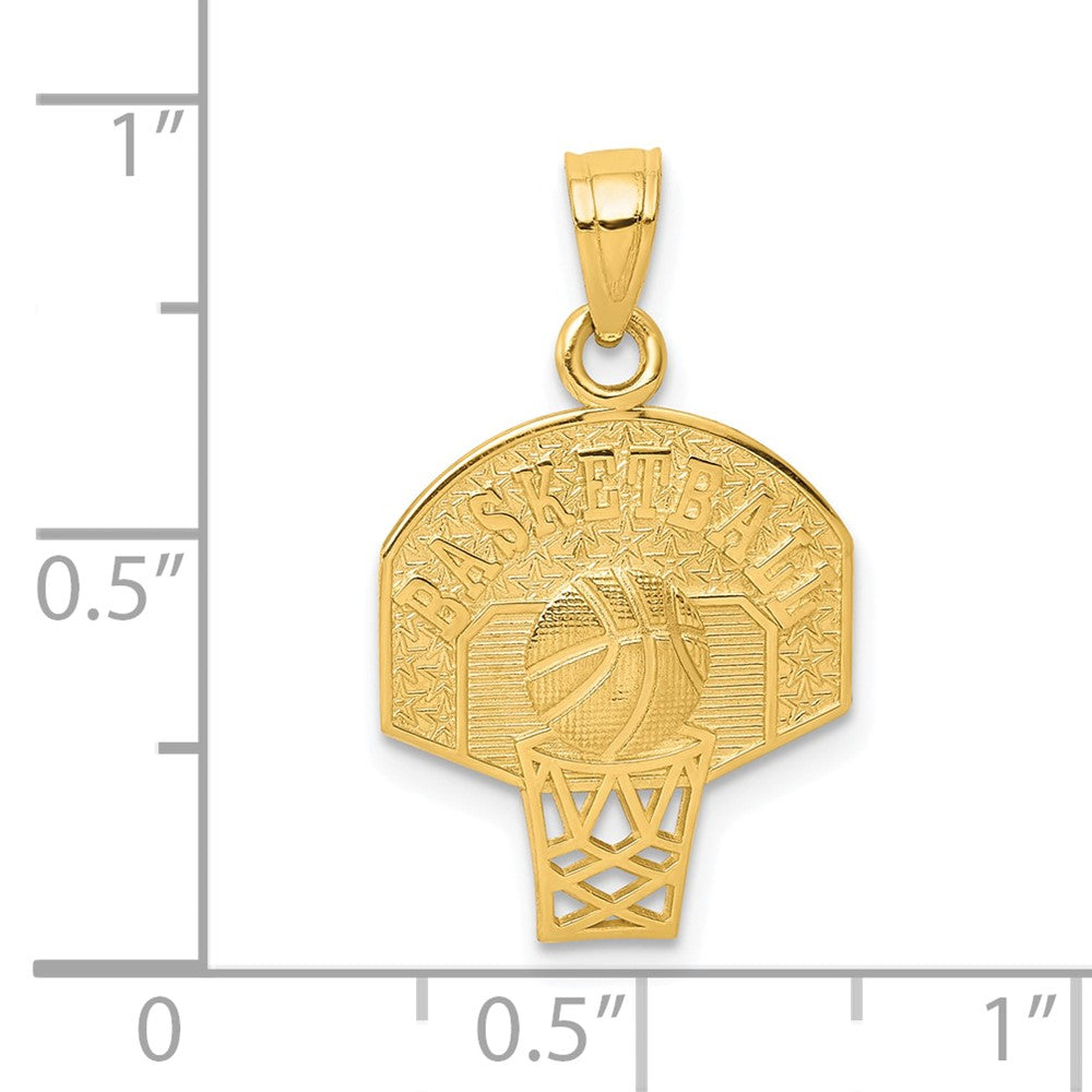 10K Basketball Charm