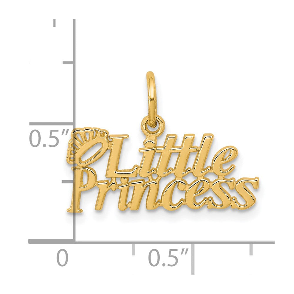 10k LITTLE PRINCESS with Crown Charm
