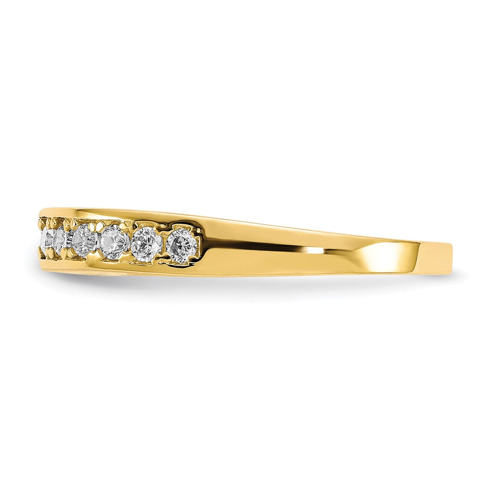10k I LOVE YOU FOREVER CZ Ring