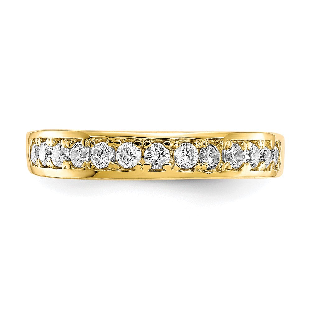 10k I LOVE YOU FOREVER CZ Ring