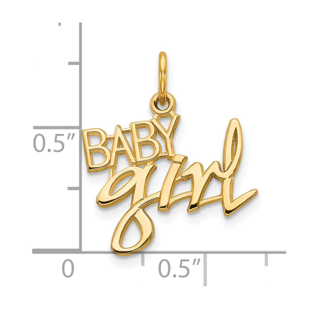10k BABY GIRL Charm