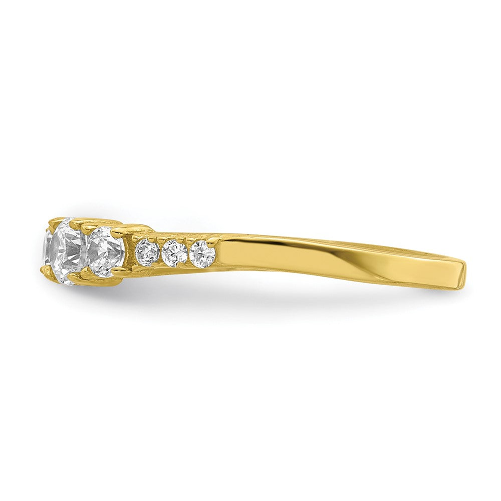 10K CZ Fancy Child's Ring