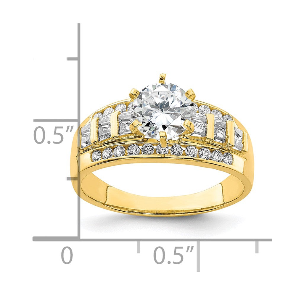 10K CZ Micropave Ring