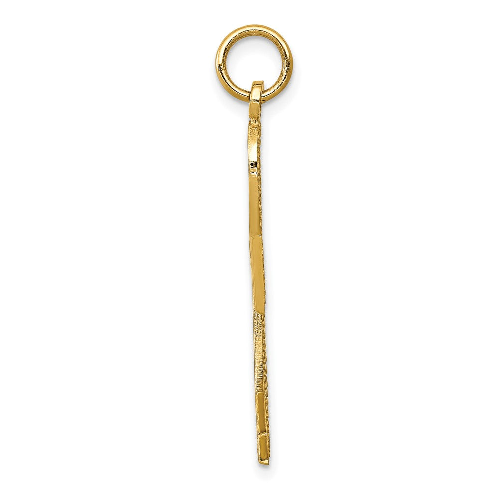 10K Ankh Cross Charm