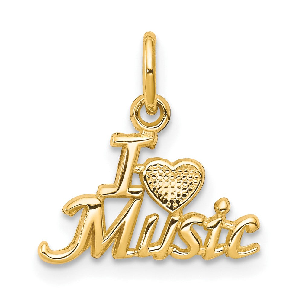 10K I LOVE MUSIC Charm