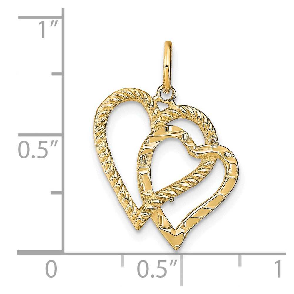 10k Heart Charm