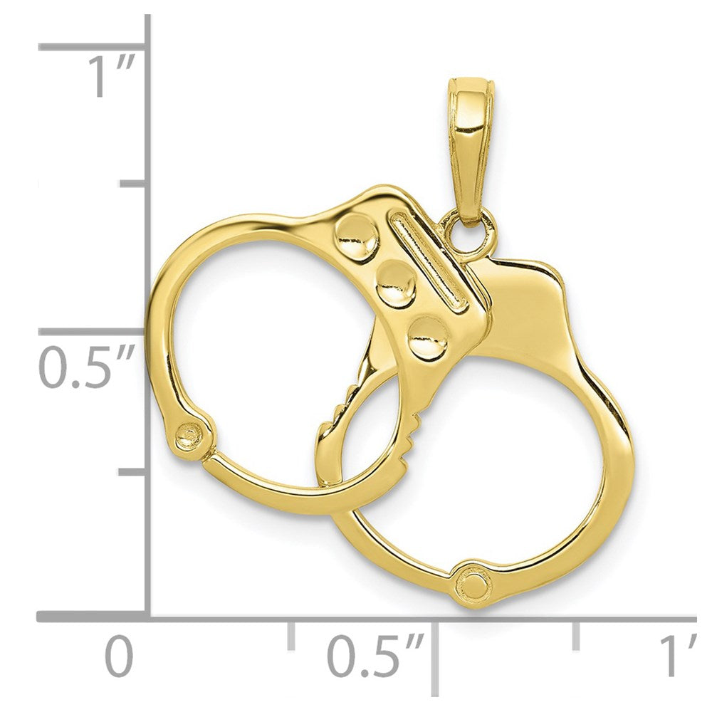 10K Handcuffs Pendant