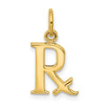 10k Prescription Symbol RX Charm