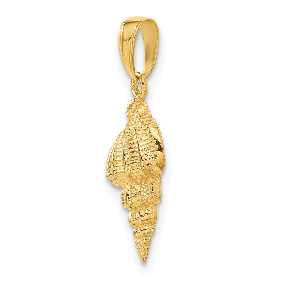 10k Conch Shell Pendant