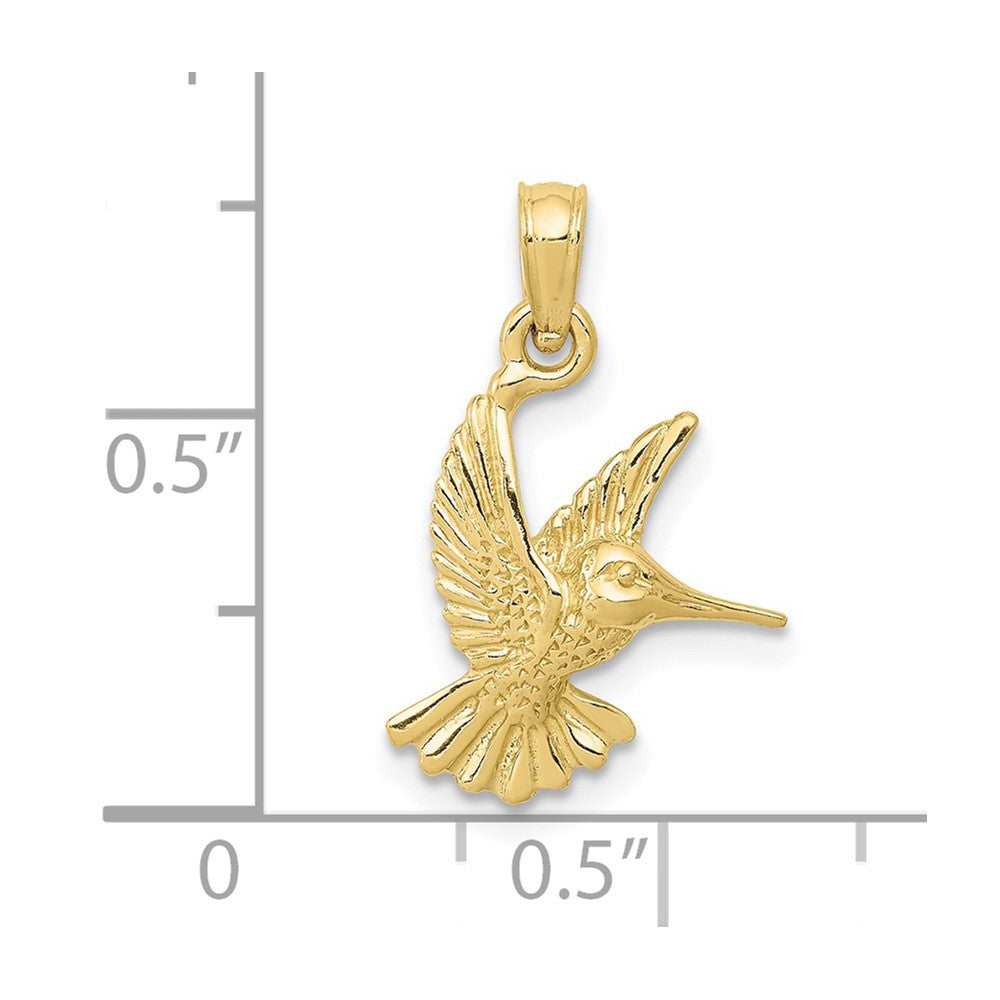 10k Hummingbird Charm