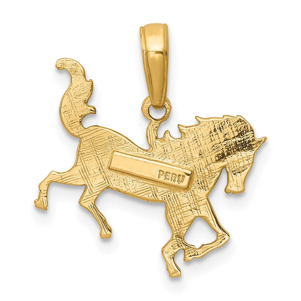 10k Horse Pendant