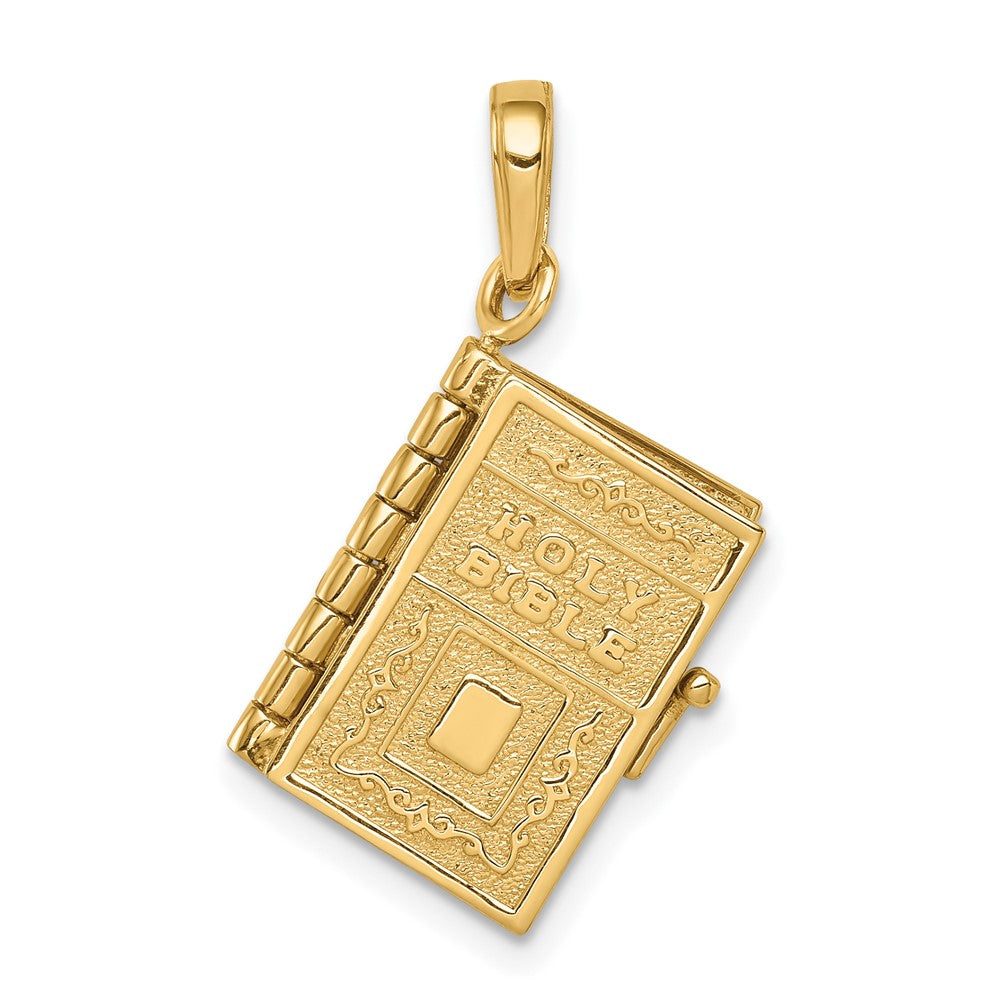 10K 3D Lord's Prayer Bible Pendant