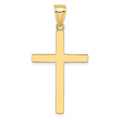10k Polished Cross Pendant