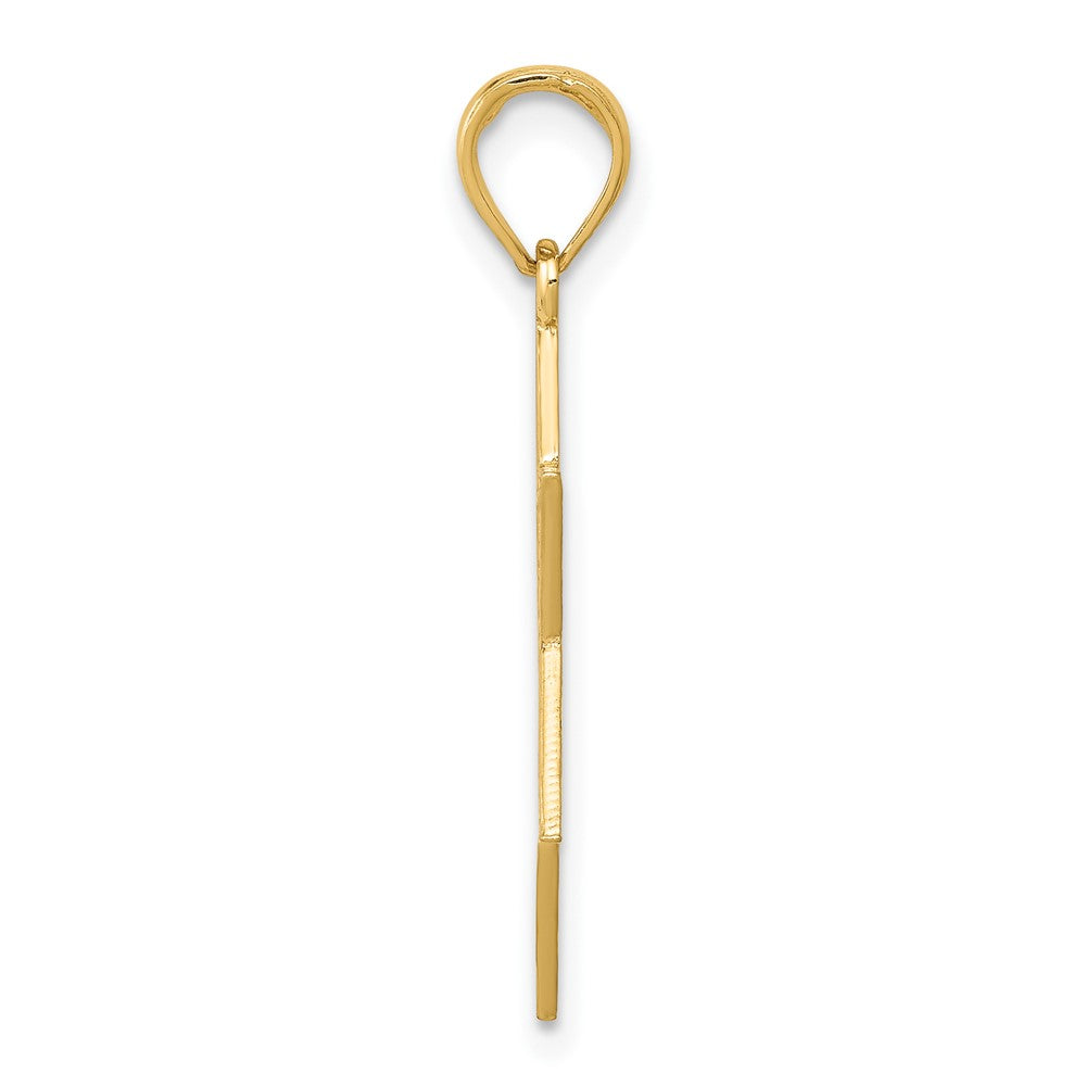10K Star of David w/Menorah Pendant
