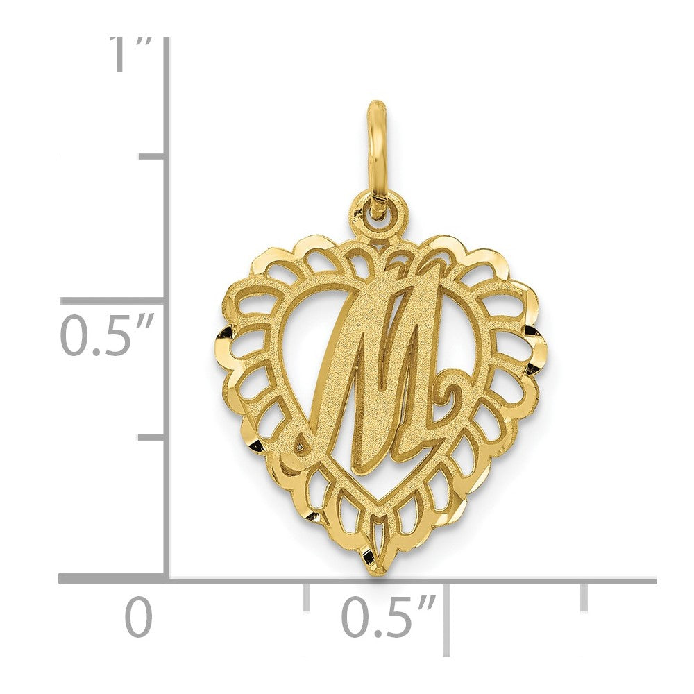 10k Initial M Charm