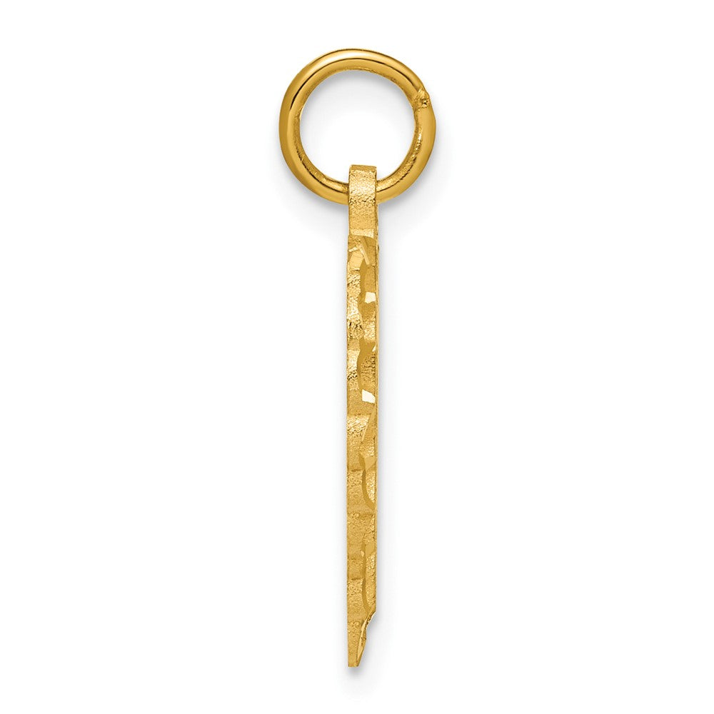 10k Initial X Charm