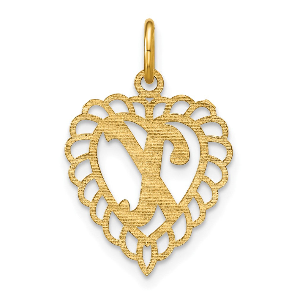 10k Initial X Charm