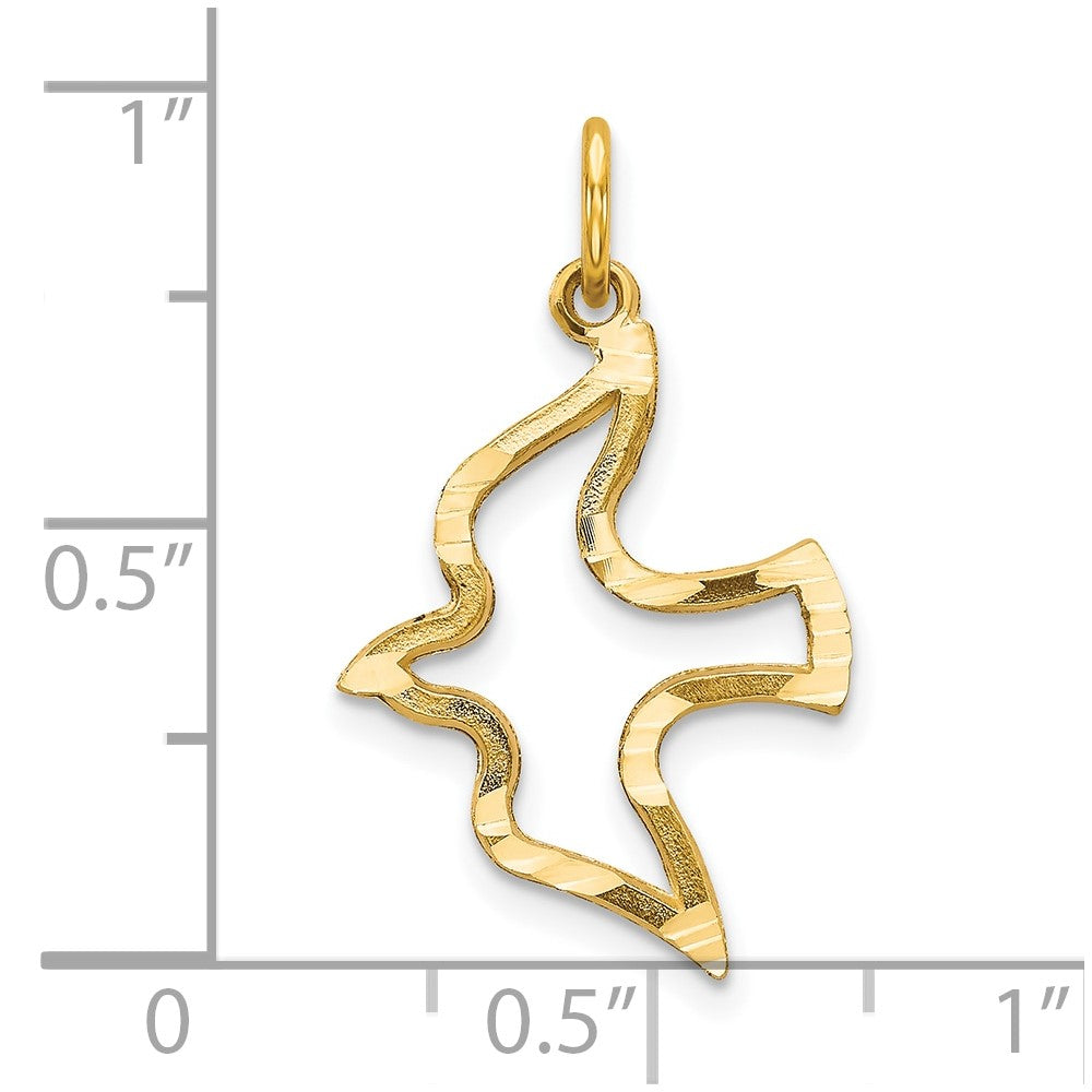 10K Dove Charm