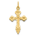 10K Eastern Orthodox Cross Charm