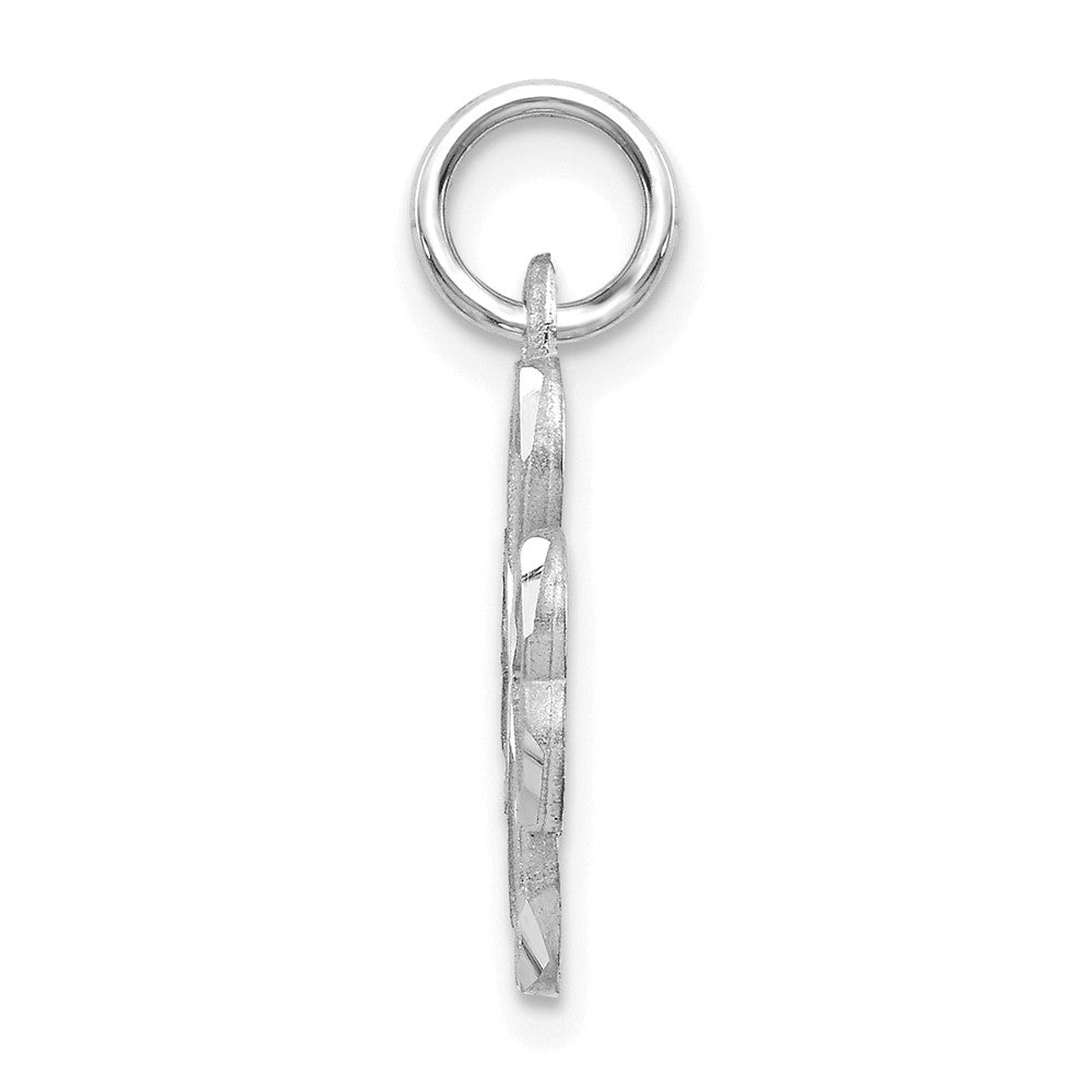 10k White Gold 4-Leaf Clover Pendant