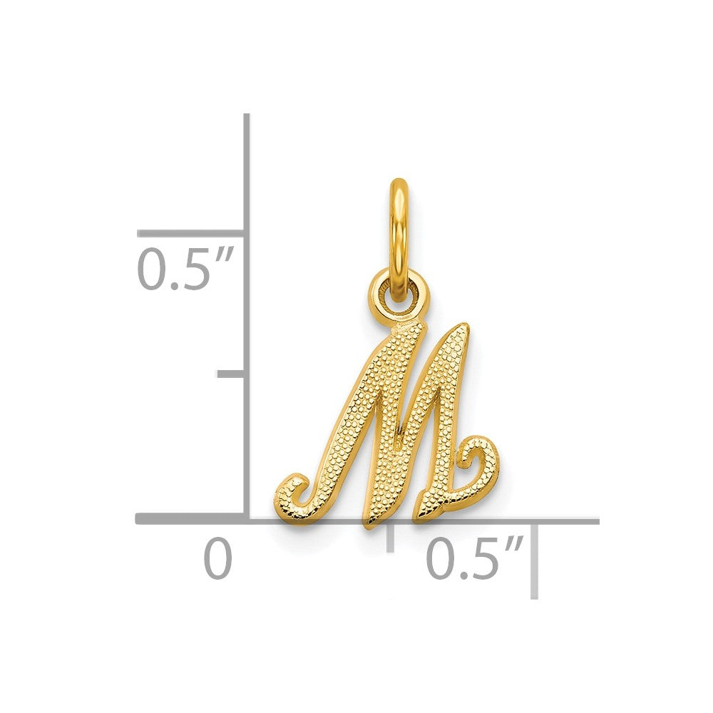 10k Initial M Charm