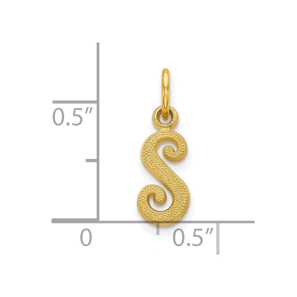 10k Initial S Charm