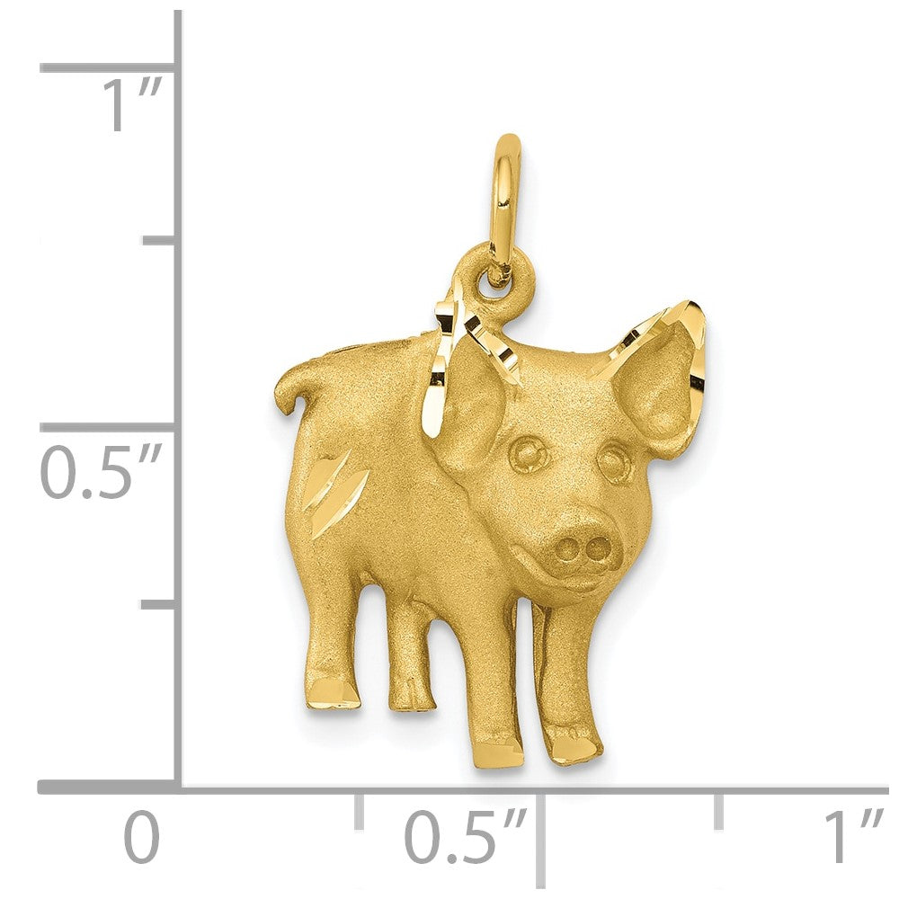 10k Pig Charm