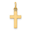 10k Yellow Gold Cross Charm
