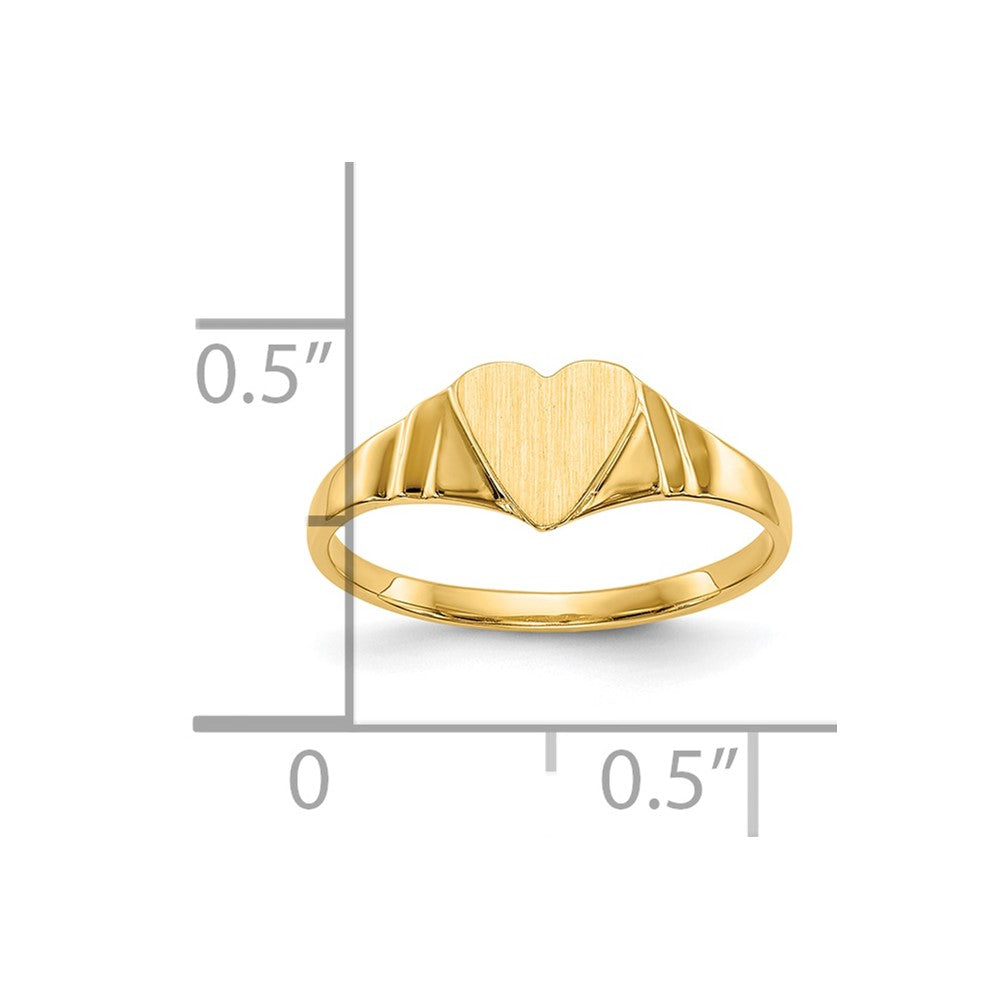 10K Children's Signet Ring